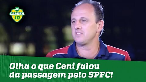 Exclusivo! OLHA o que CENI falou da passagem pelo SÃO PAULO!