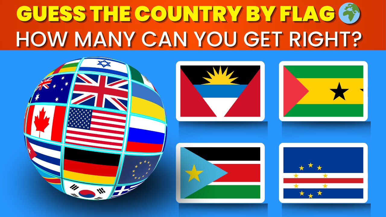 Can You Guess the Country by Its Flag? | Ultimate World Flags Quiz 🌍