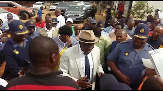 SOUTH AFRICA - Johannesburg - Bheki Cele at Kutumela School (bxm)