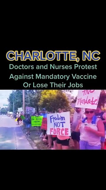 Doctors and nurses against mandates!