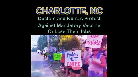 Doctors and nurses against mandates!