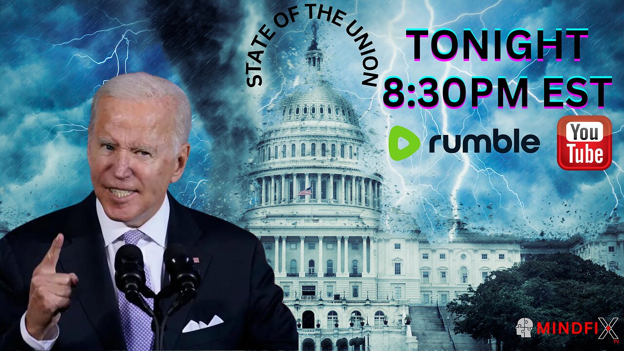 ✅LIVE "WATCH PARTY" STATE OF THE UNION ADDRESS 8:30PM EST