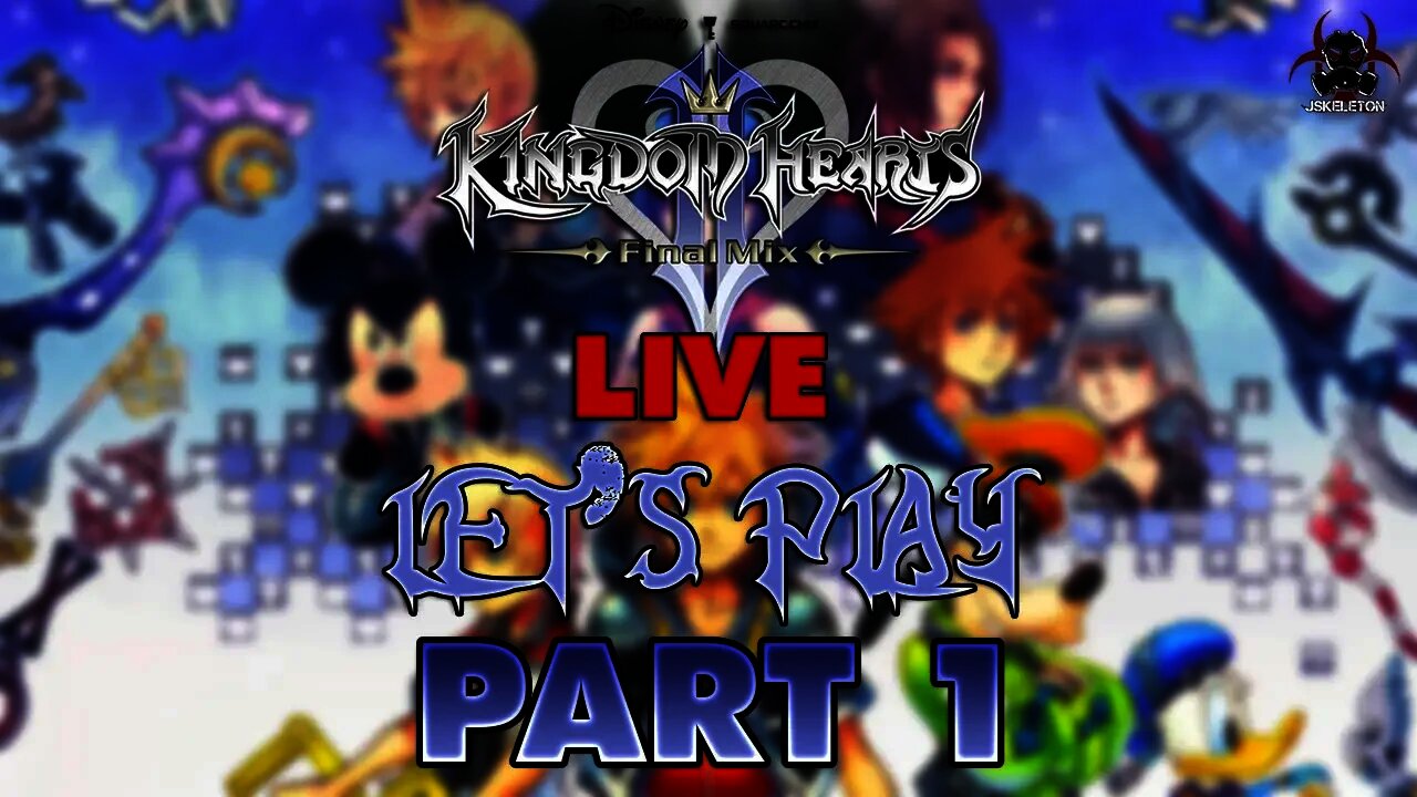 Kingdom Hearts 2.5 Final Mix - LIVE Let's Play/Walkthrough Part 1 - A New Adventure