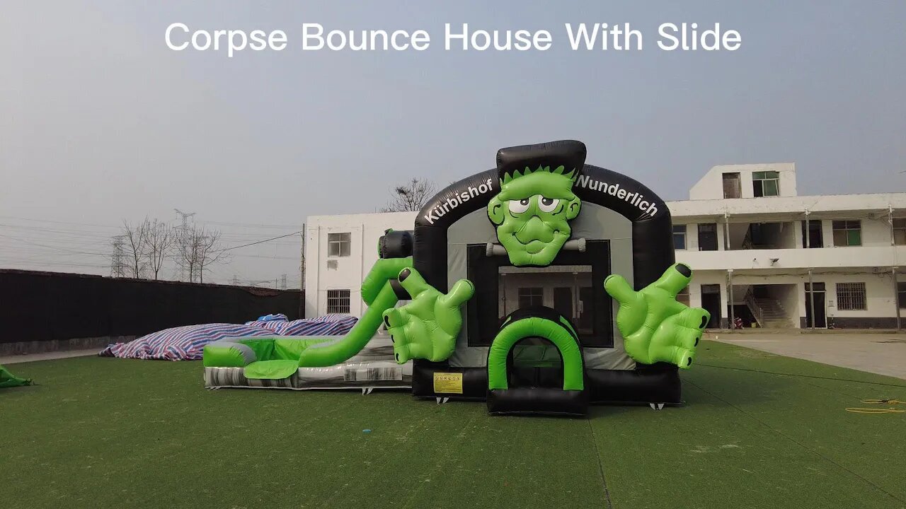 Corpse Bounce House With Slide#factorybouncehouse#factoryslide#bounce #bouncy #castle#inflatable