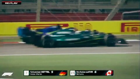 Sebastian Vettel vs Nicolas Latifi full fight #F1Testing Day three