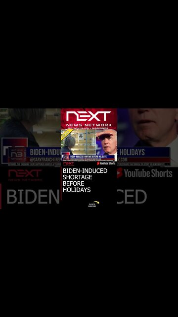 BIDEN-INDUCED SHORTAGE BEFORE HOLIDAYS #shorts