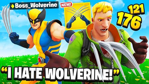 I Trolled Him With NEW Wolverine Boss! (Fortnite Wolverine Claws)