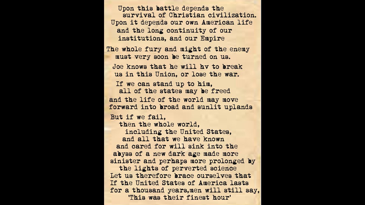 A message to american patriots