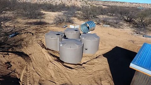 Rainwater Harvesting Tank Installation - Off Grid
