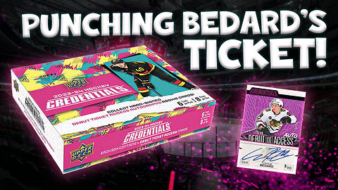 Unboxing The NEW 2023-24 Upper Deck Credentials Hockey Cards