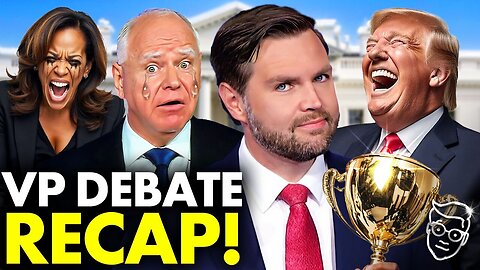 Polls Reveal Who Won The VP Debate: JD Vance CRUSHES 'Creepy' Tim Walz as Trump Posts SAVAGE Memes