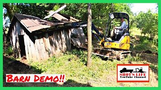 Barn Demo! Shots Life #shorts