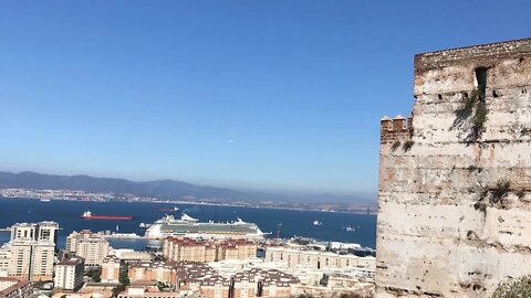 Quick Explanation of Moorish Castle built in 725AD at Gibraltar