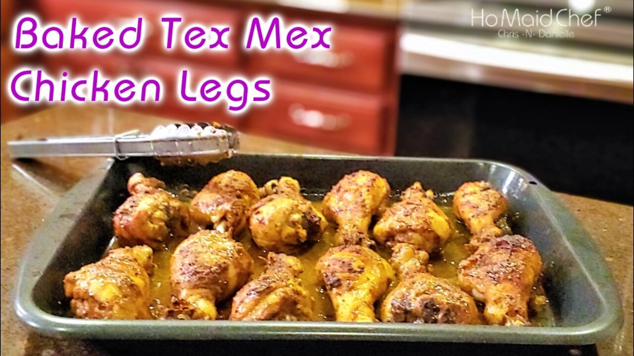 Baked Tex Mex Chicken Legs | Dining In With Danielle