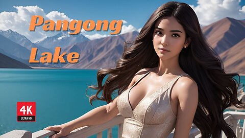 4k Ai Lookbook Girl l Peplum Princess | Pangong Lake Ladakh #ailookbookgirl #aibeauty