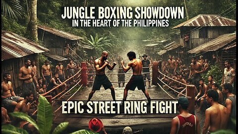 Jungle Boxing Showdown: Epic Street Ring Fight in the Heart of the Philippines!
