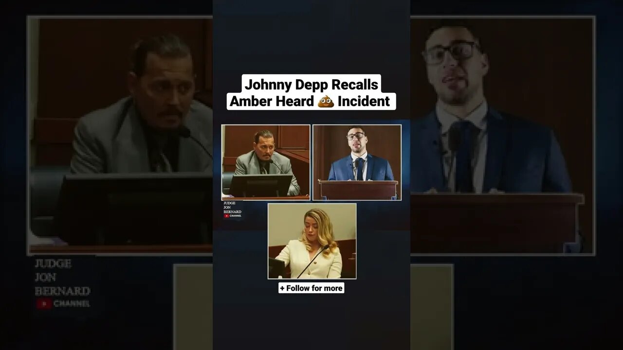 Johnny Depp Recalls Amber Heard SH*T Incident