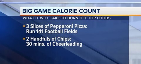 Super Bowl calorie count