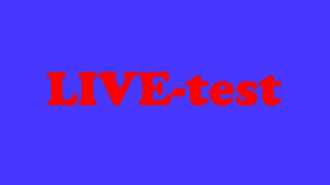 Test LIVESTREAM Multiplatform via Rumble