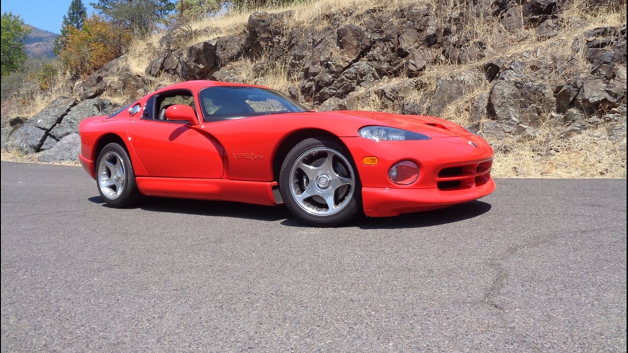 It’s NEW ! What? 1997 Dodge Viper GTS V10 6 Speed in Red & Ride on My Car Story with Lou Costabile
