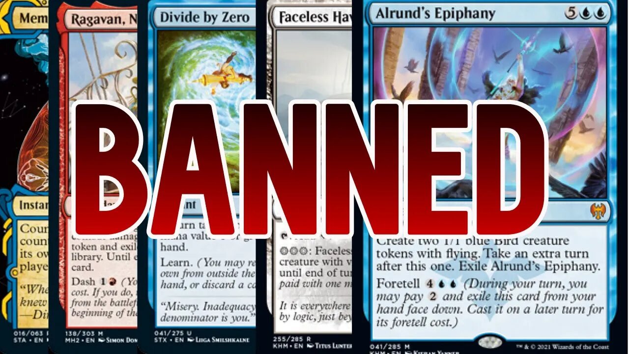 Giant List Of Bans For Magic The Gathering | Many Formats Effected