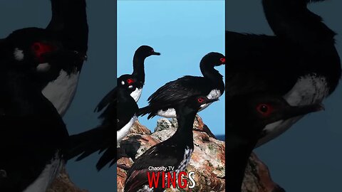 🐧 #WINGS - Nature's Lookouts: Cormorants on the Ocean's Watchful Front 🐦