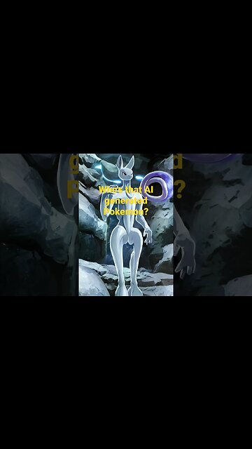 AI generated Mewtwo #whosthatpokemon #pokemon