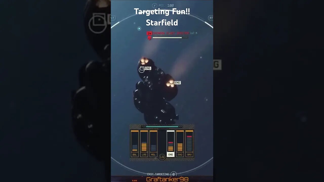 Targeting These Ships in Starfield #gaming #live #starfield #xboxseriesx