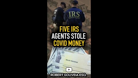 Five IRS Agents Stole COVID Money #shorts