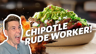 I Was IGNORED By A RUDE Chipotle Worker! - RANT!