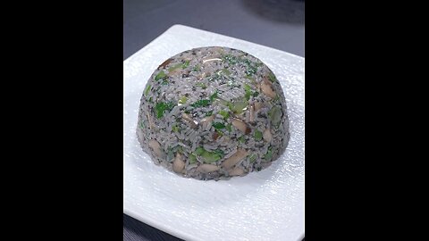This black truffle vegetable rice is really delicious