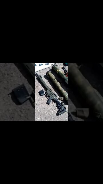 foreign weapons was discovered by the Russian military on the territory of the border guard #donbass