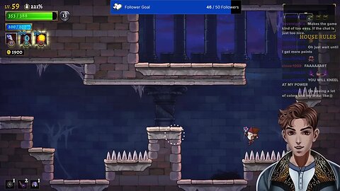 Rogue Legacy 2 but chat directs the game! Crowd Control Mod Part 3