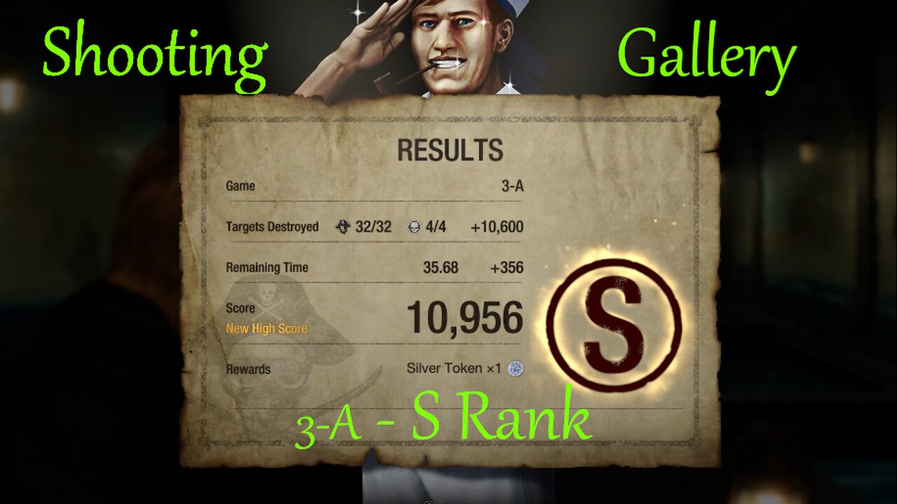 Resident Evil 4 (REm4ke) - Shooting Gallery 3-A - Red 9 - S Rank