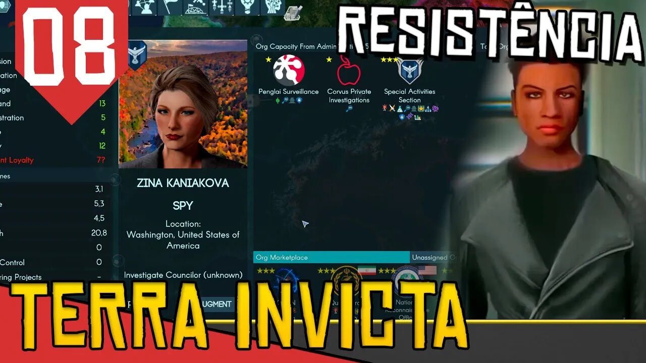 Fundando a Nova XCOM - Terra Invicta Resistência #08 [Gameplay PT-BR]