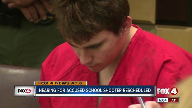 Parkland school shooter, Nikolas Cruz, court day rescheduled