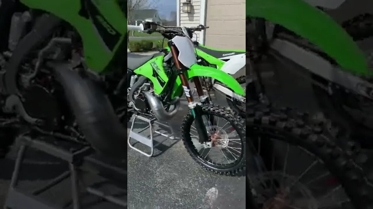 KX250 Two Stroke vs KX125 Two Stroke #shorts