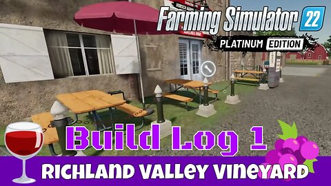 Richland Valley Vineyard | Ohio Based Winery Build From Scratch Log 1 | Farming Simulator 22