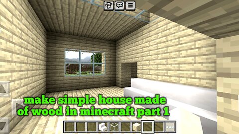 make simple house made of wood in minecraft part 1