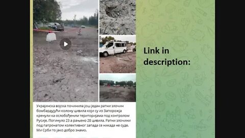 Ukraine shelled civilian convoy travelling to liberated territories