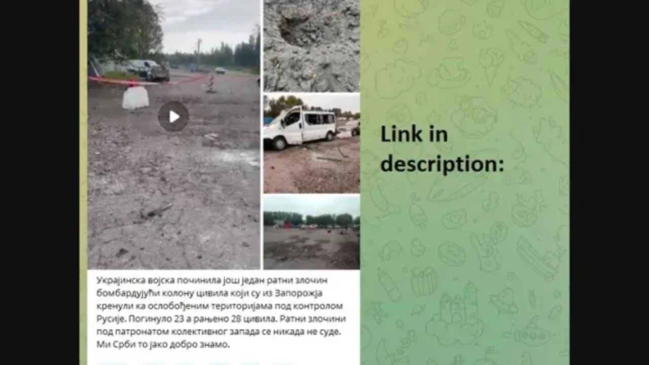 Ukraine shelled civilian convoy travelling to liberated territories