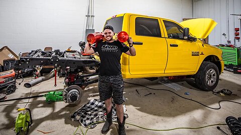 FULL AIR RIDE IS KICKING MY A$$! | Building a Banana Ram | Part 23