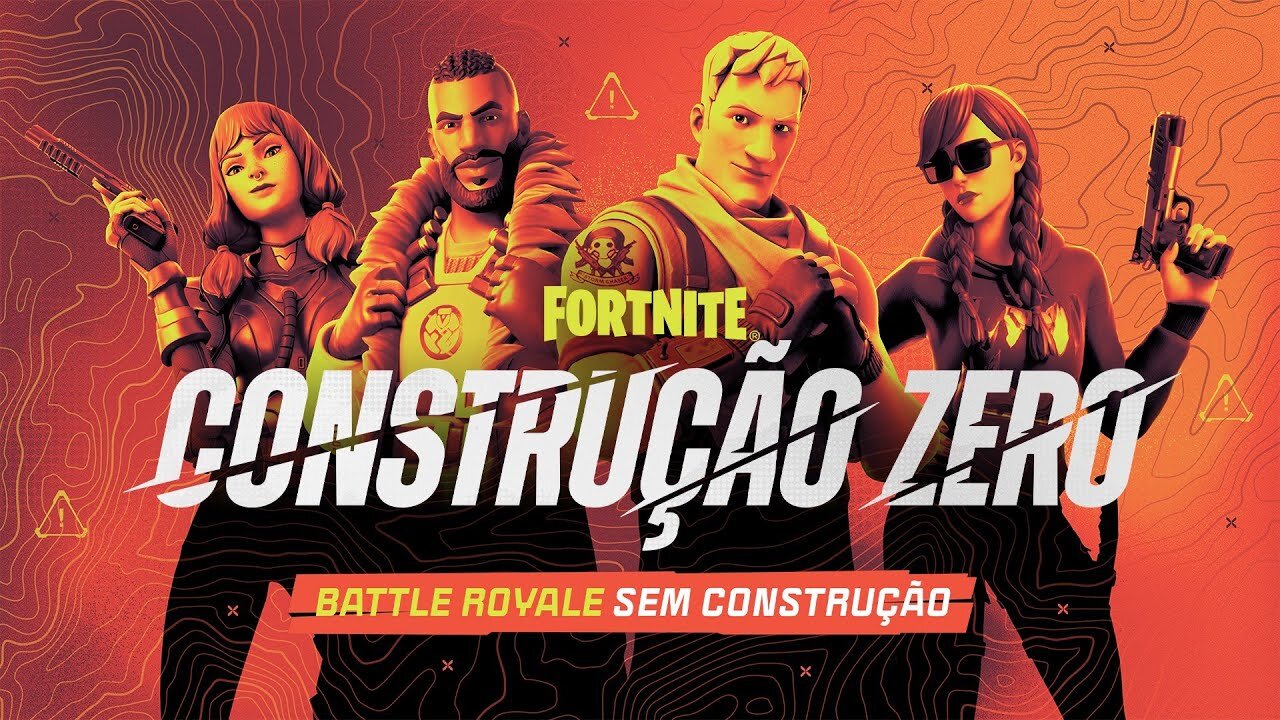 Fortnite SEM CONSTRUÇÃO jogando e amando