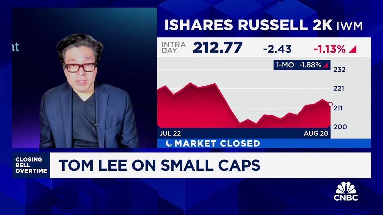 If Fed starts cutting, money on the sidelines could funnel into small caps, says Fundstrat's Tom Lee