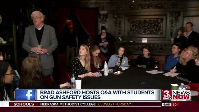 Congressional candidate Brad Ashford holds Q&A with students on gun violence