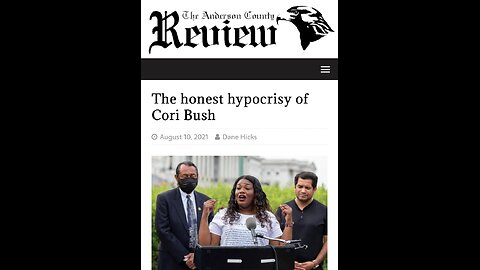 Cori Bush. A money Laundering Race Baiting Tyshanda