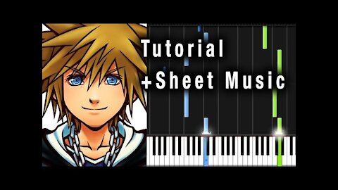 Kingdom Hearts - Dearly Beloved | Piano Tutorial + Sheet Music