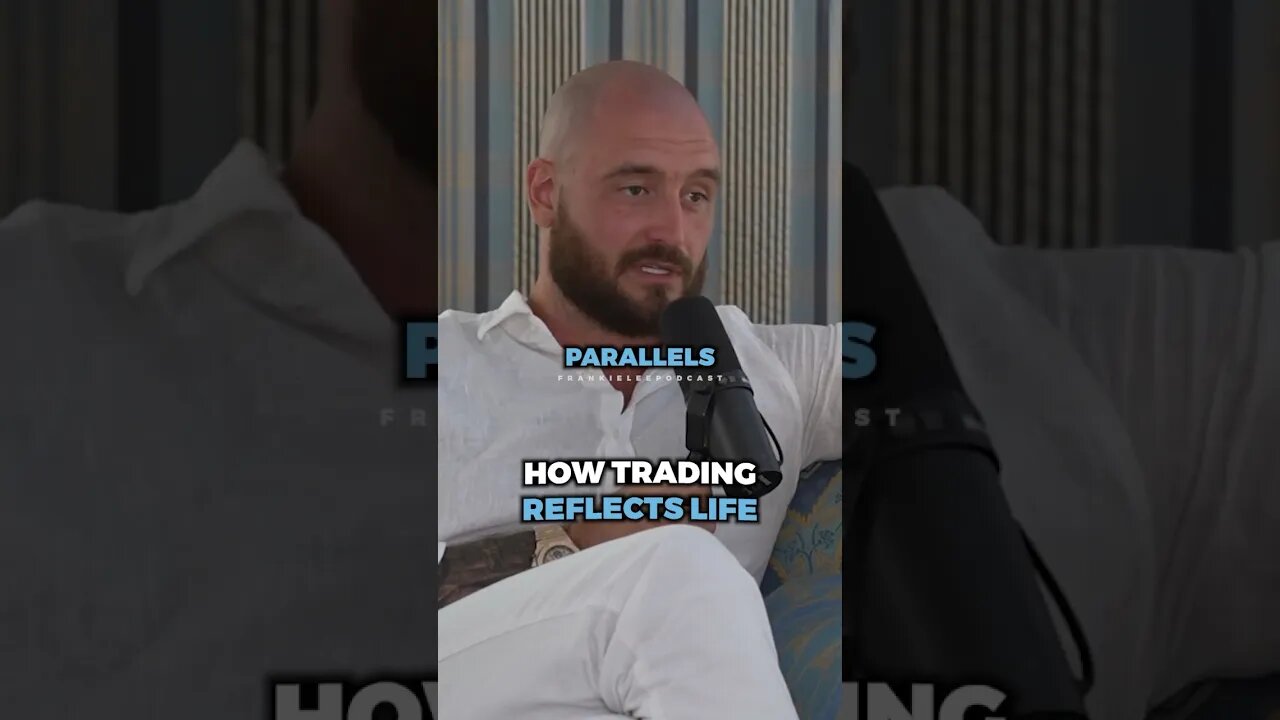 How TRADING reflects life .. 📊 #frankieleepodcast #thomaskralow #trading
