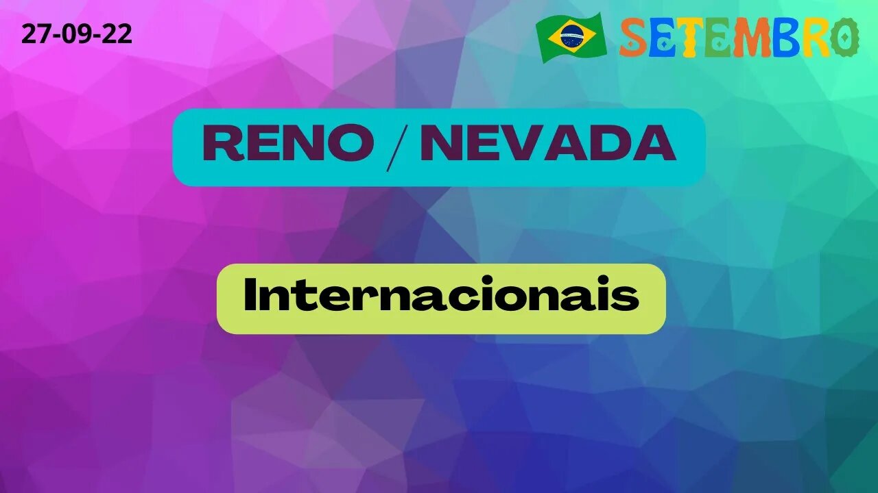 RENO NEVADA Internacionais