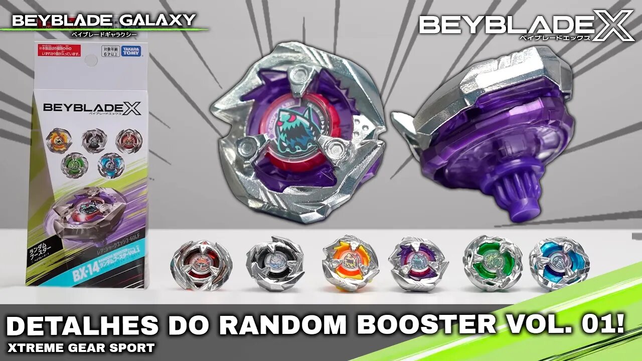 TUDO SOBRE O RANDOM BOOSTER VOL. 01 DE BEYBLADE X! VEM SHARKEDGE!